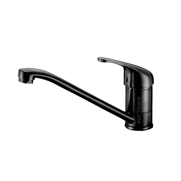 Black swivel spout kitchen mixer, model 82 EUH 41V