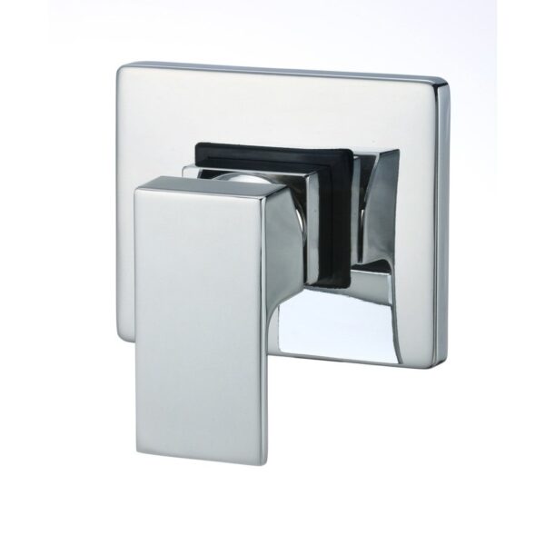 Polished square wall mixer, model V01 EUV
